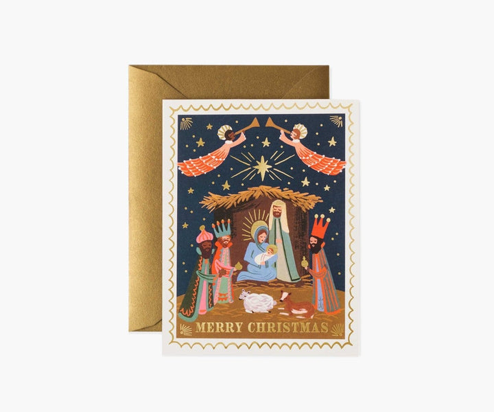 Rifle Paper Co. Cards Christmas Nativity Card