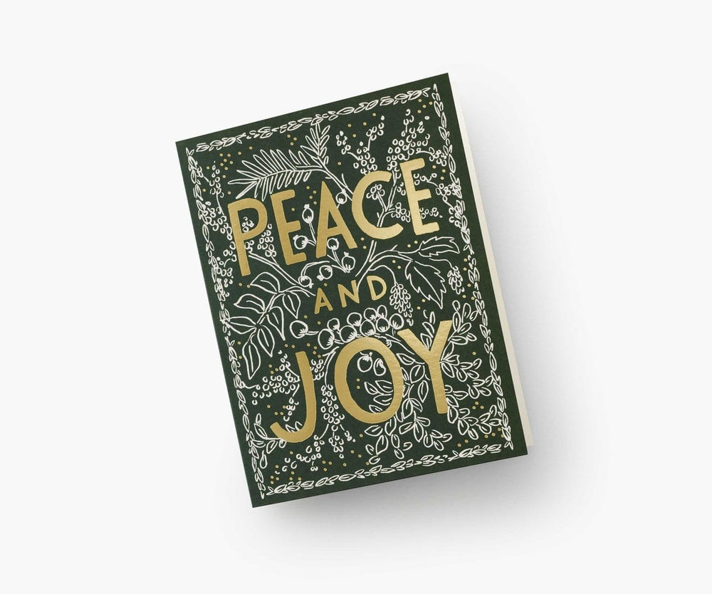 Rifle Paper Co. Cards Evergreen Peace Christmas Card
