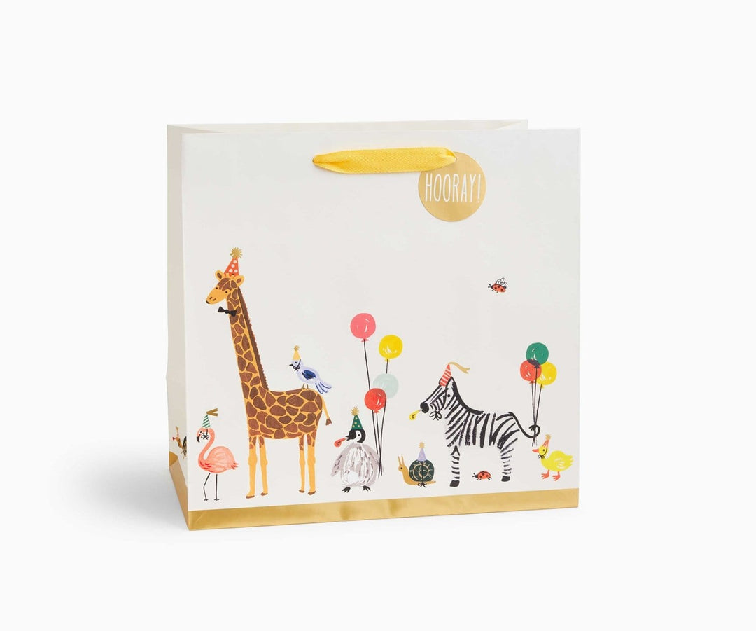 Rifle Paper Co. Gift Bag Party Animals Large Gift Bag