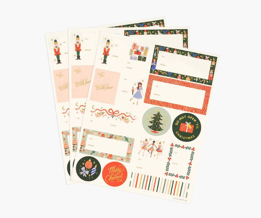 Rifle Paper Co. Gift Tags Nutcracker Stickers & Labels