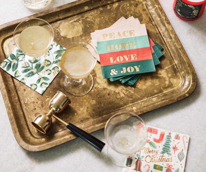 Rifle Paper Co. Napkins Deck the Halls Cocktail Napkins