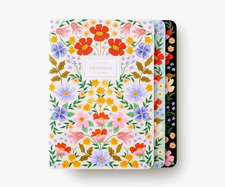 Rifle Paper Co. Notebook Assorted Set of 3 Bramble Notebooks