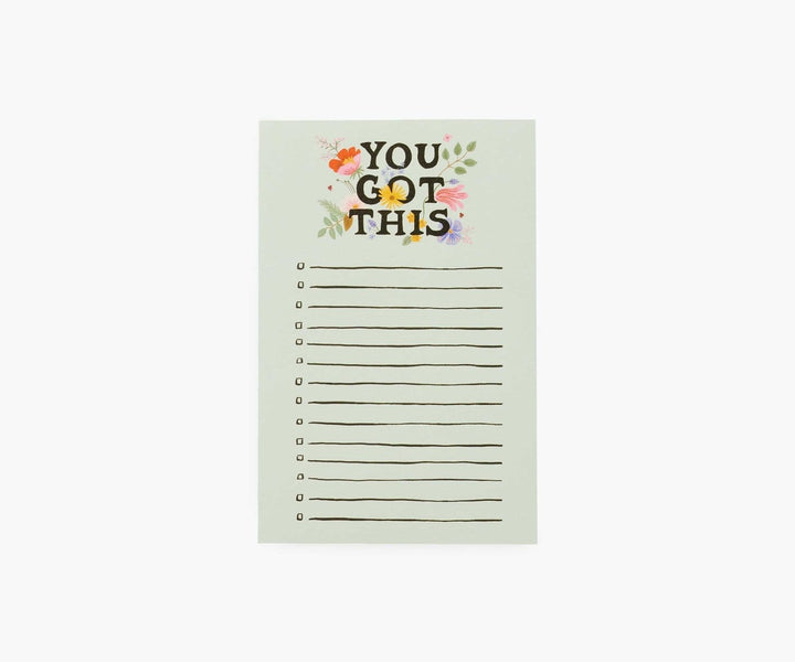 Rifle Paper Co. Notepad You Got This Notepad