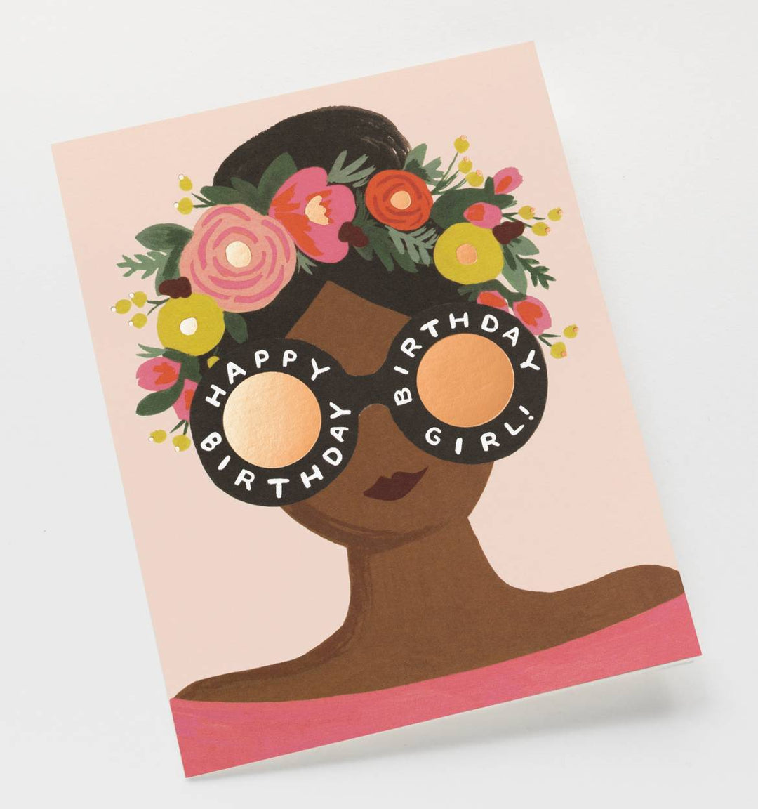 Rifle Paper Co. Single Card Flower Crown Birthday Girl Card