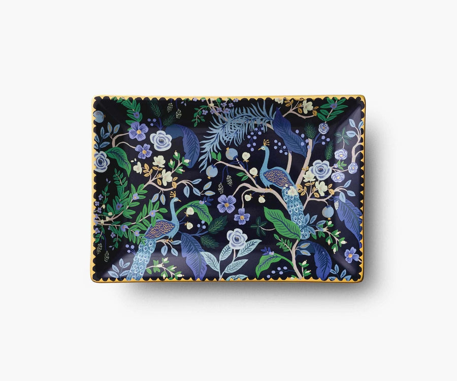 Rifle Paper Co. Trinket Dish Peacock Catchall Tray