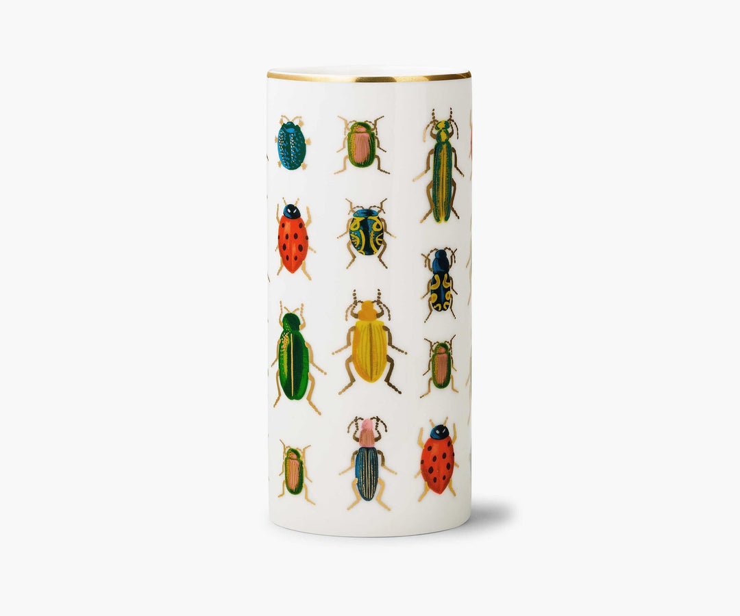 Rifle Paper Co. Vases Beetles & Bugs Porcelain Vase