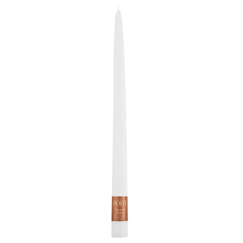 Root Candles Candles 12" / White Dipped Taper Candles