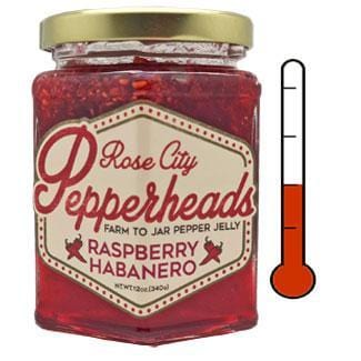 Rose City Pepperheads Food and Beverage Raspberry Habanero Pepper Jelly 12 oz
