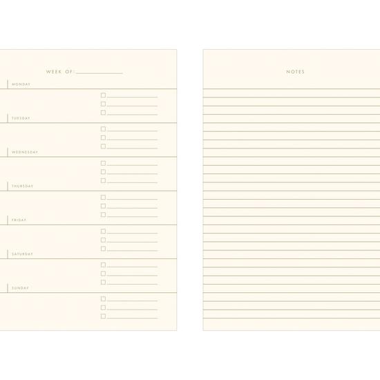 Ruff House Print Shop Planner A Beautiful Day to Start Weekly Planner Notebook