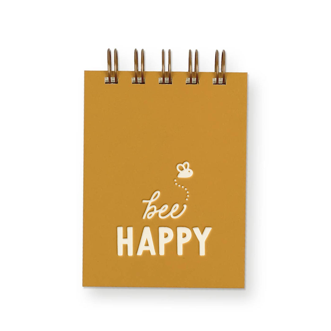 Ruff House Print Shop Pocket Notes Bee Happy Mini Jotter Notebook