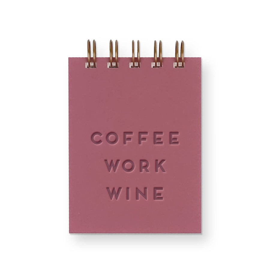 Ruff House Print Shop Pocket Notes Coffee Work Wine Mini Jotter Notebook