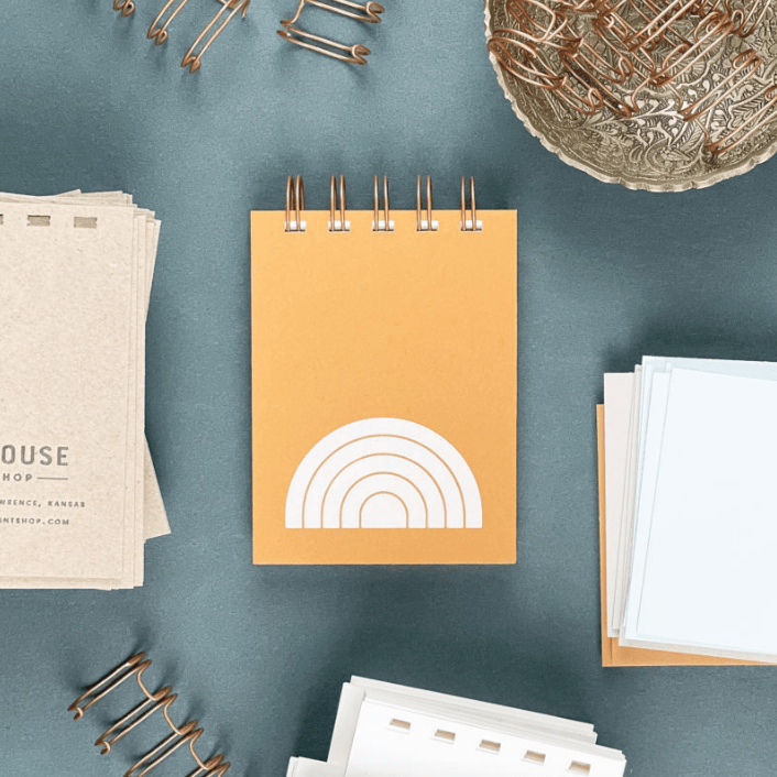 Ruff House Print Shop Pocket Notes Rainbow Mini Jotter Notebook