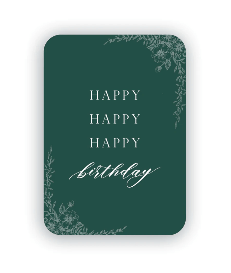 Rust Belt Love Paperie Single Card Happy Birthday Minicard