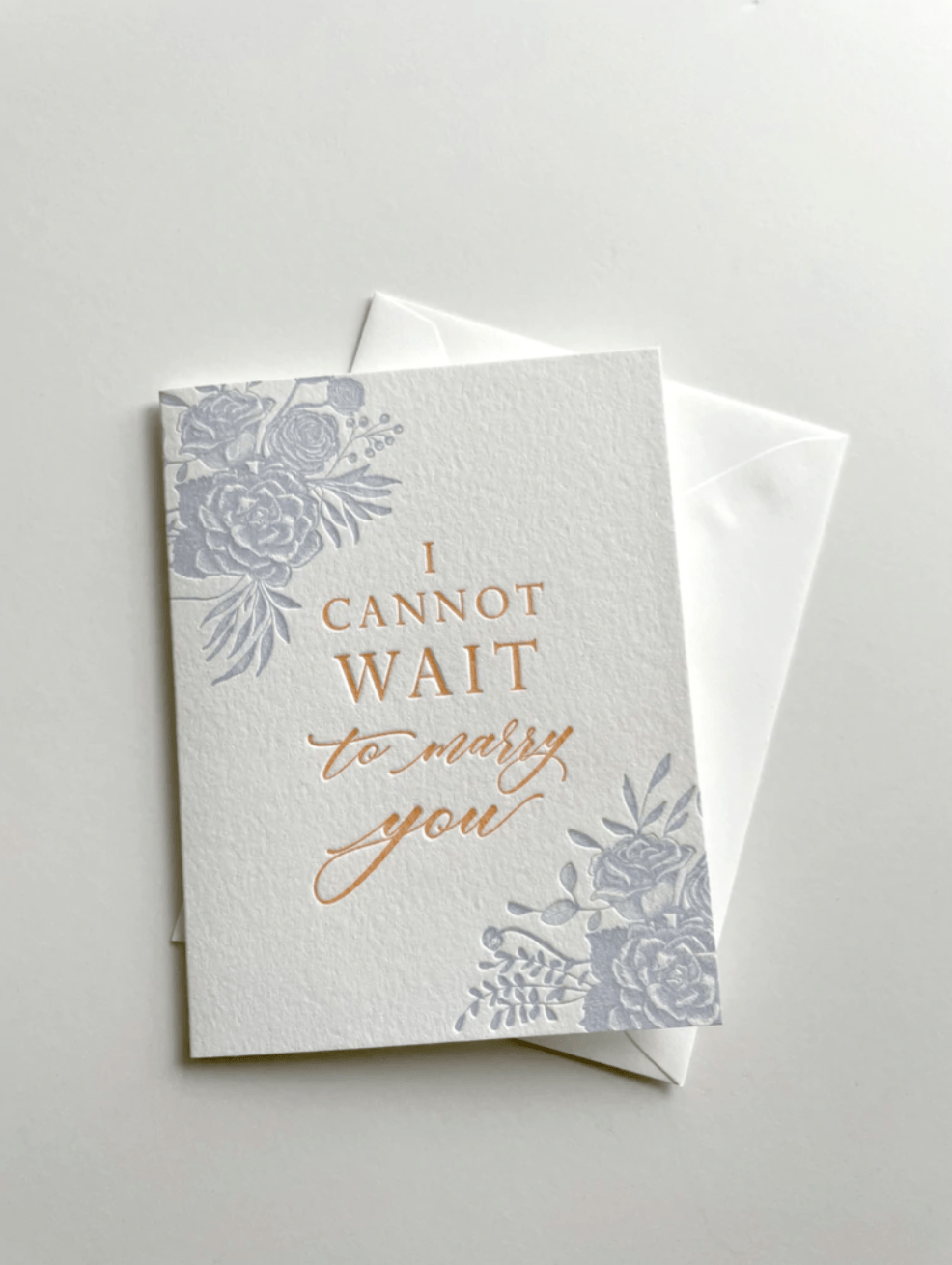 Rust Belt Love Paperie Single Card I Cannot Wait to Marry You Card