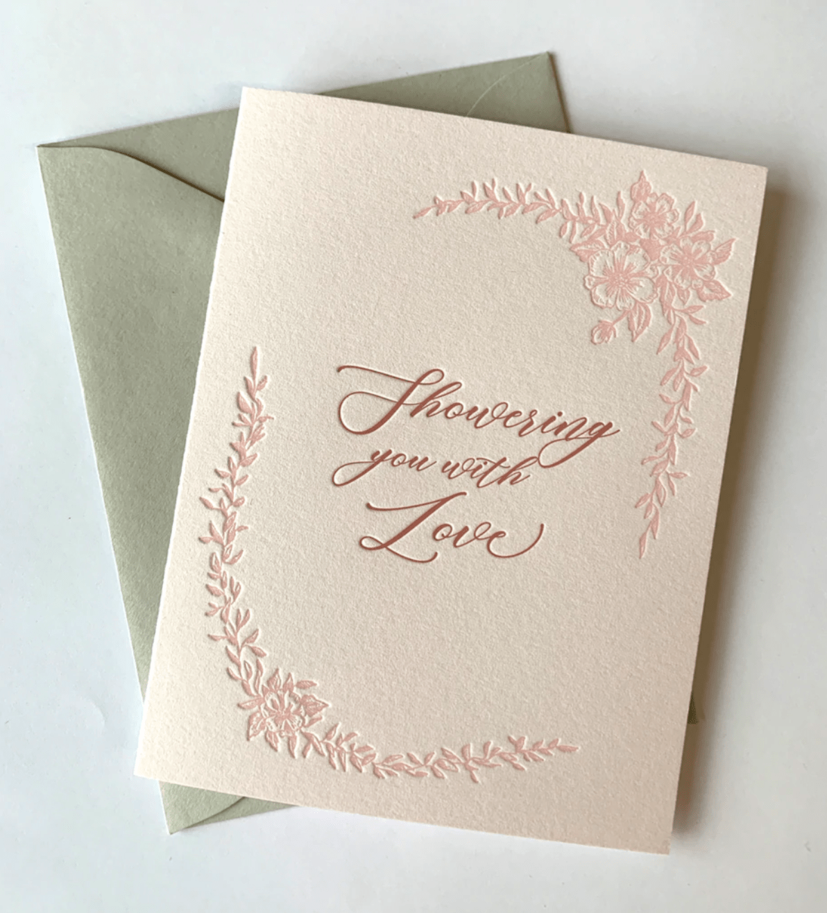 Rust Belt Love Paperie Single Card Showering You With Love Greeting Card