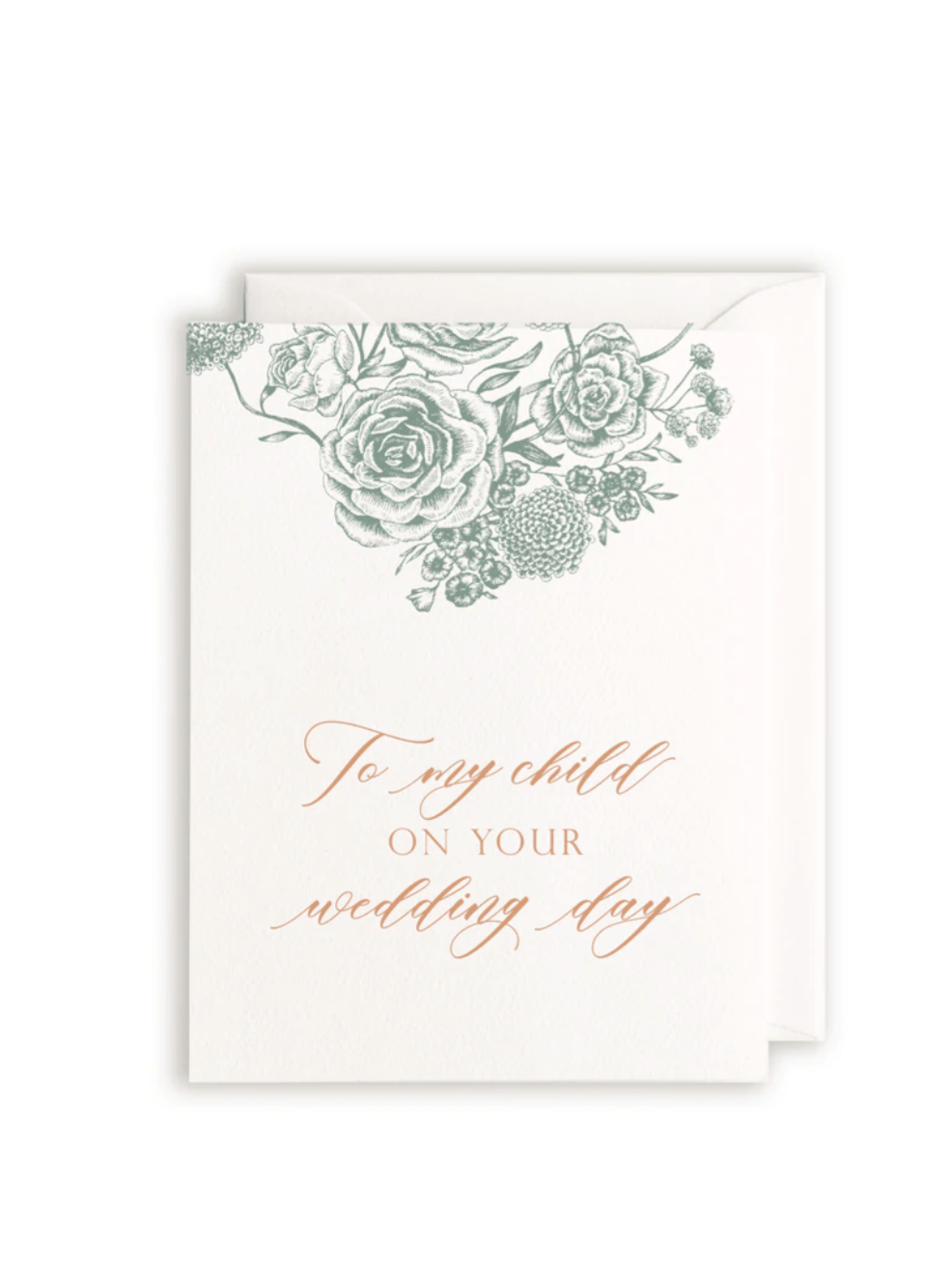 Rust Belt Love Paperie Single Card To My Child on Your Wedding Day Card