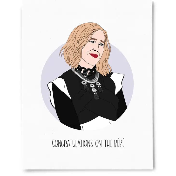 Sammy Gorin LLC Card Schitt's Creek Moira Congratulations on the Bebe Card