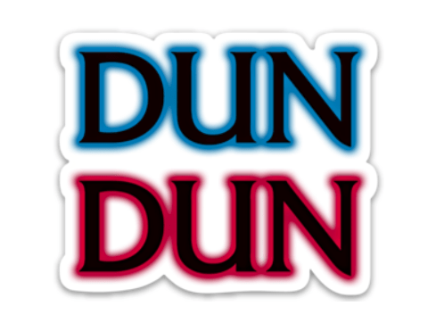 Sammy Gorin LLC Sticker Law & Order: SVU Dun Dun Sticker