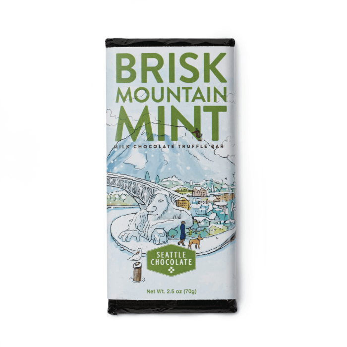 Seattle Chocolate Sweets Brisk Mountain Mint Truffle Bar