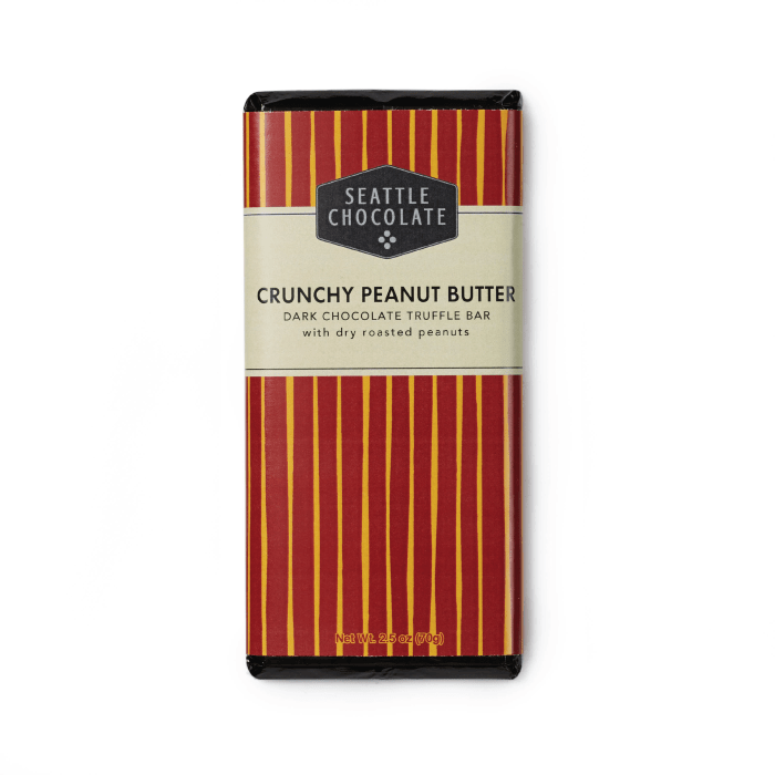 Seattle Chocolate Sweets Crunchy Peanut Butter Truffle Bar