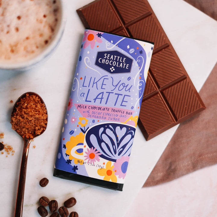 Seattle Chocolate Sweets Like You A Latte Milk Chocolate Truffle Bar