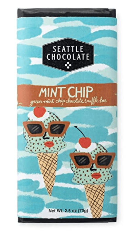 Seattle Chocolate Sweets Mint Chip Bar