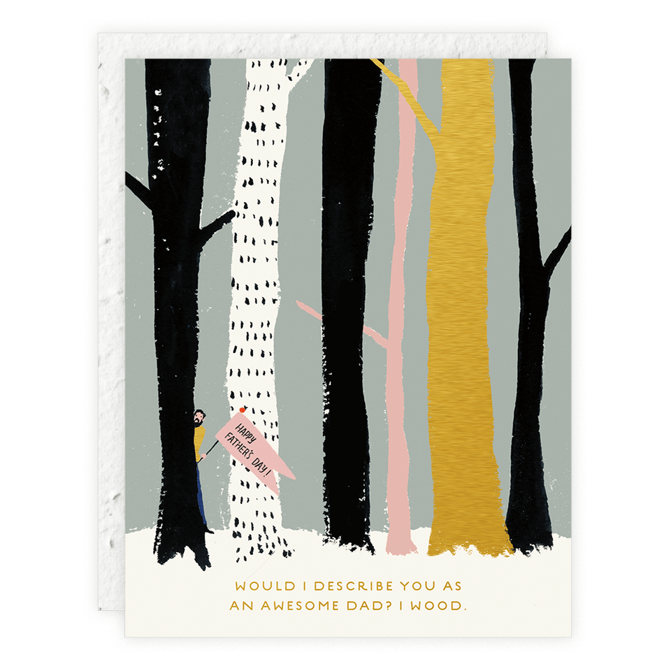 Seedlings Card Awesome Dad Father's Day Card