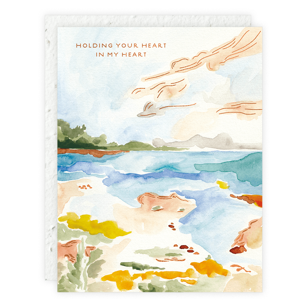 Seedlings Card Holding Your Heart Sympathy Card