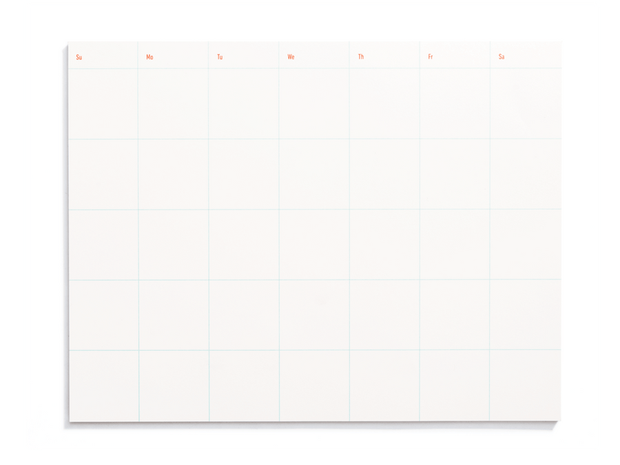 Shorthand Press Calendar Calendar Notepad