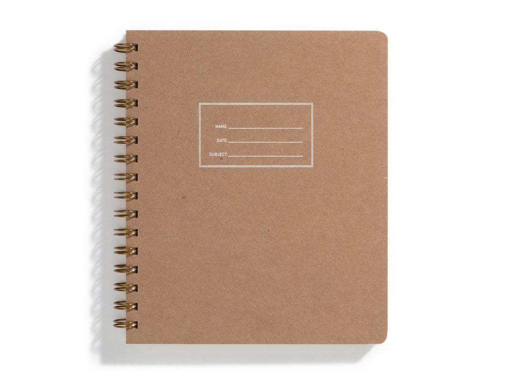 Shorthand Press Notebook Kraft Standard Notebook - Dot Grid, Right Hand