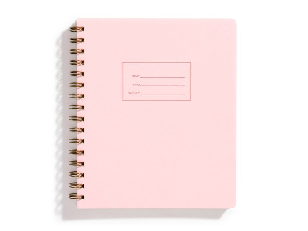 Shorthand Press Notebook Pink Lemonade Standard Notebook - Dot Grid, Right Hand