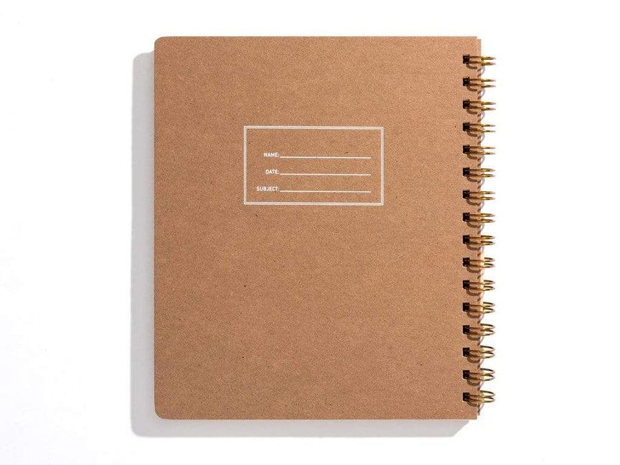 Shorthand Press Notebook Standard Notebook Kraft - Left Handed, Dot Grid