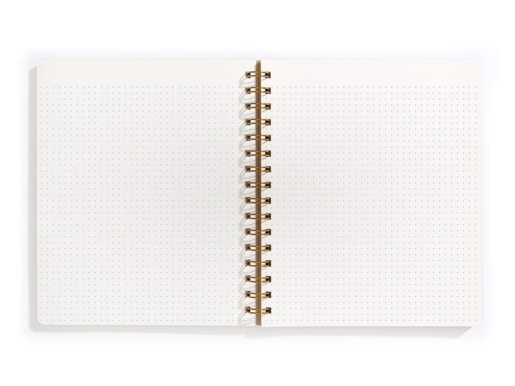 Shorthand Press Notebook Standard Notebook Kraft - Left Handed, Dot Grid