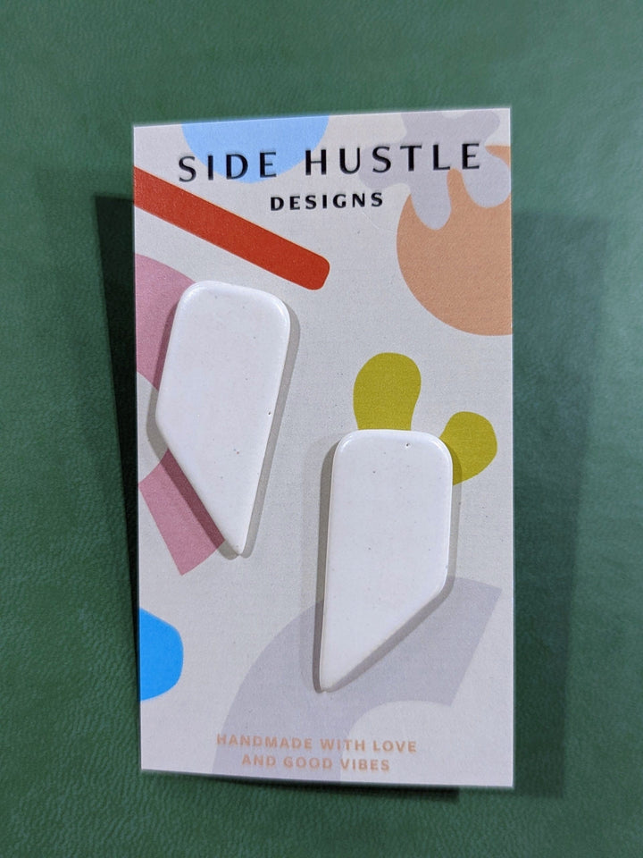 Side Hustle Designs Earrings A Cute Angle Studs
