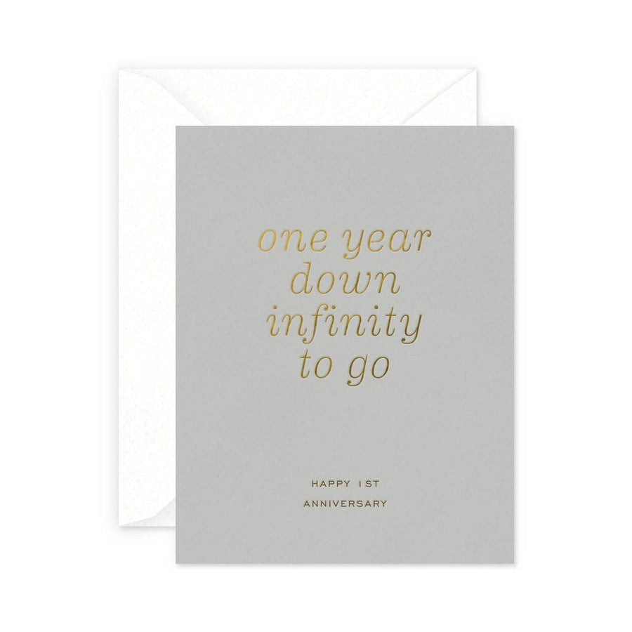 Smitten on Paper Card Infinity Anniversary Greeting Card