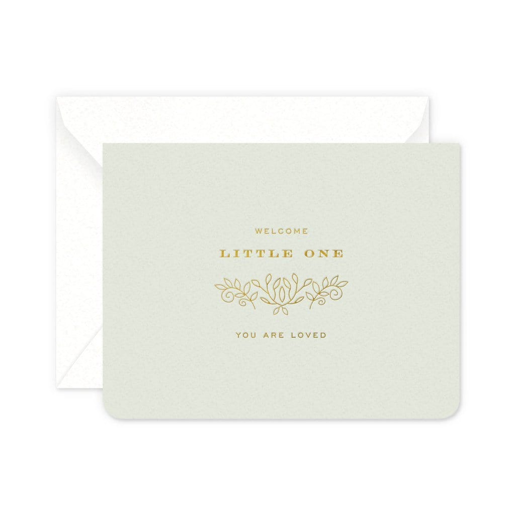 Smitten on Paper Card Welcome Little One Baby Card