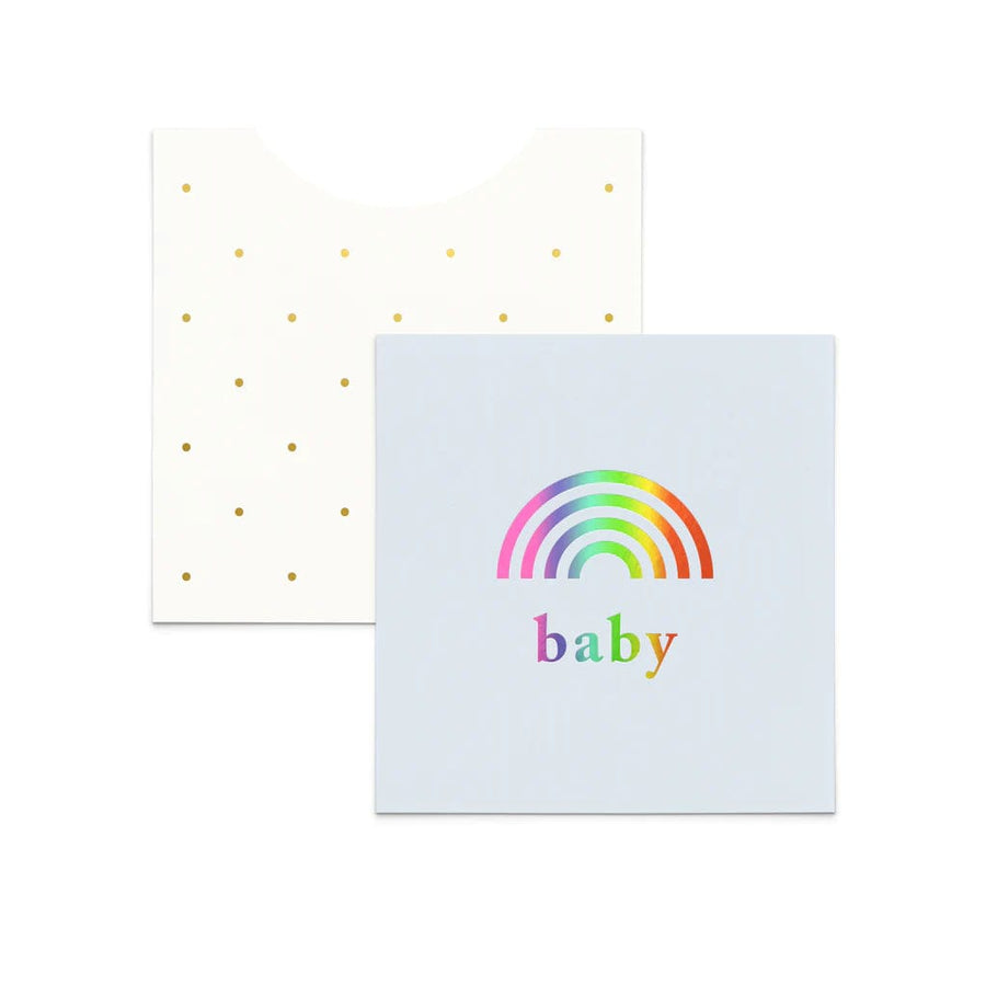 Smitten on Paper Enclosure Card Blue Baby Mini Enclosure