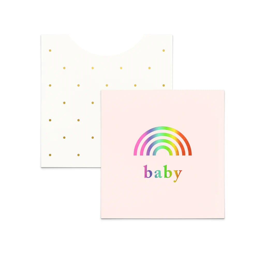 Smitten on Paper Enclosure Card Pink Baby Mini Enclosure