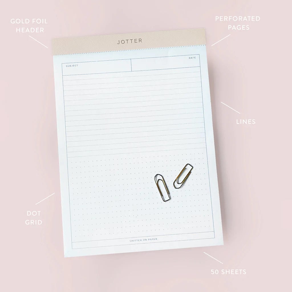 Smitten on Paper Notepad Jotter Legal Pad