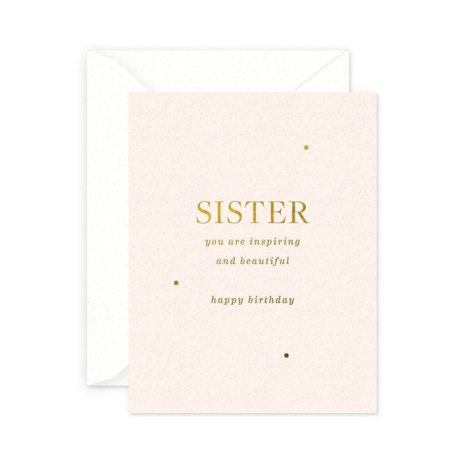 Smitten on Paper Single Card Beautiful Sister Birthday Card