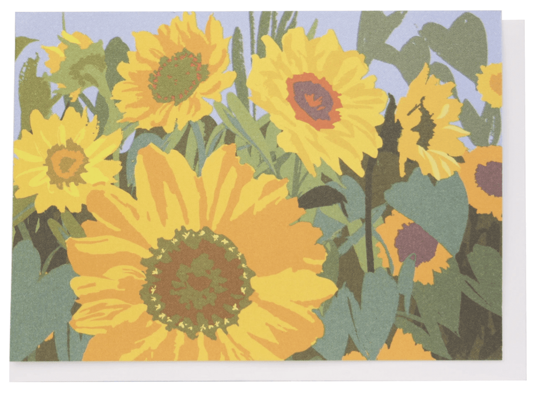 Smudge Ink Boxed Card Set Sunflowers Boxed Note Cards