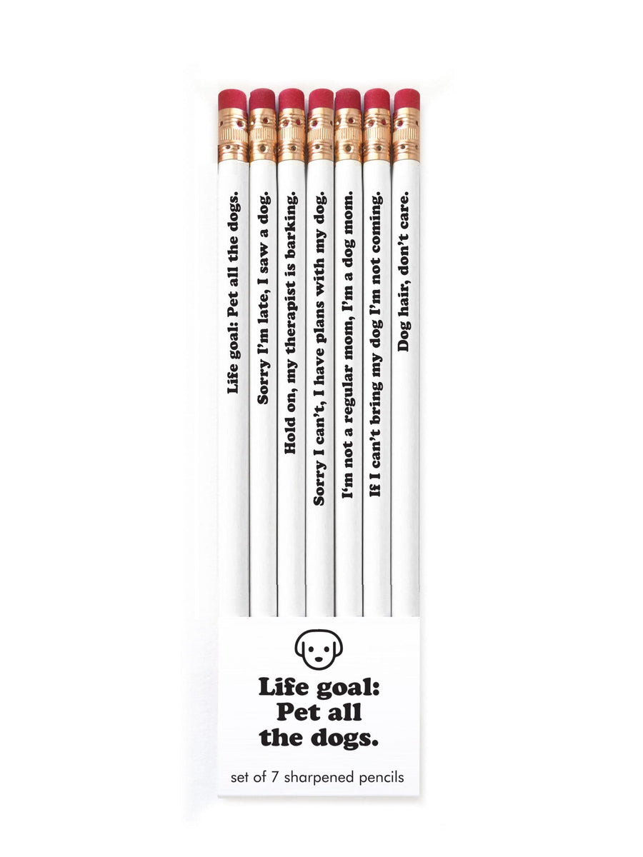 Snifty Pencils Life Goal: Pet All The Dogs Pencil Set