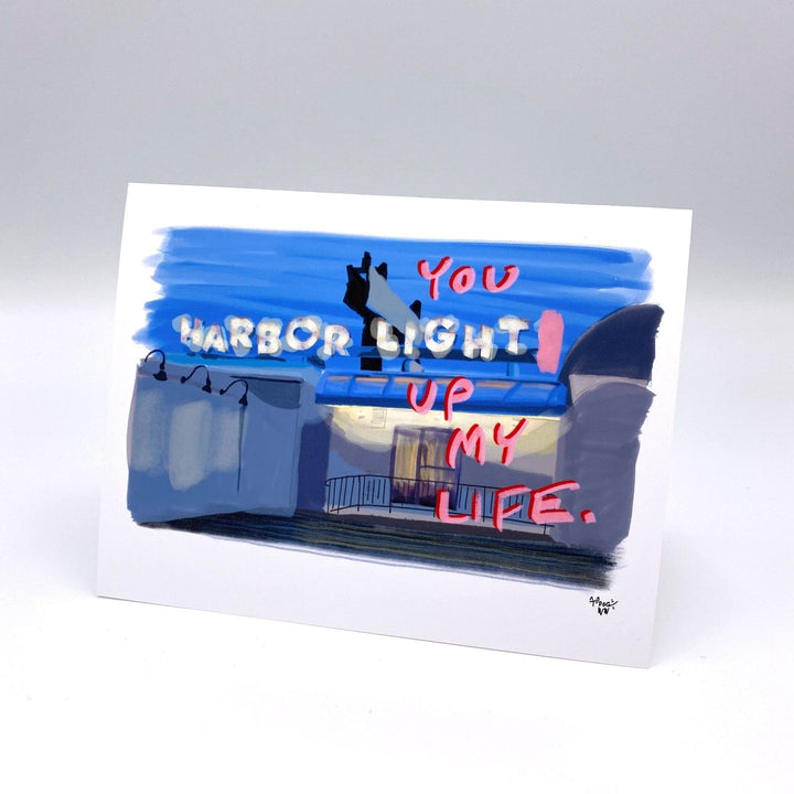 Snowday Press Card Tacoma Valentine - You LIGHT Up My Life Card