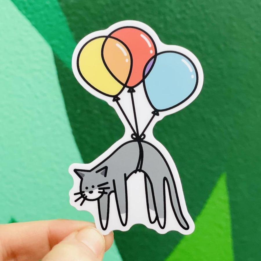 Stickers Northwest Sticker Balloon Cat Sticker
