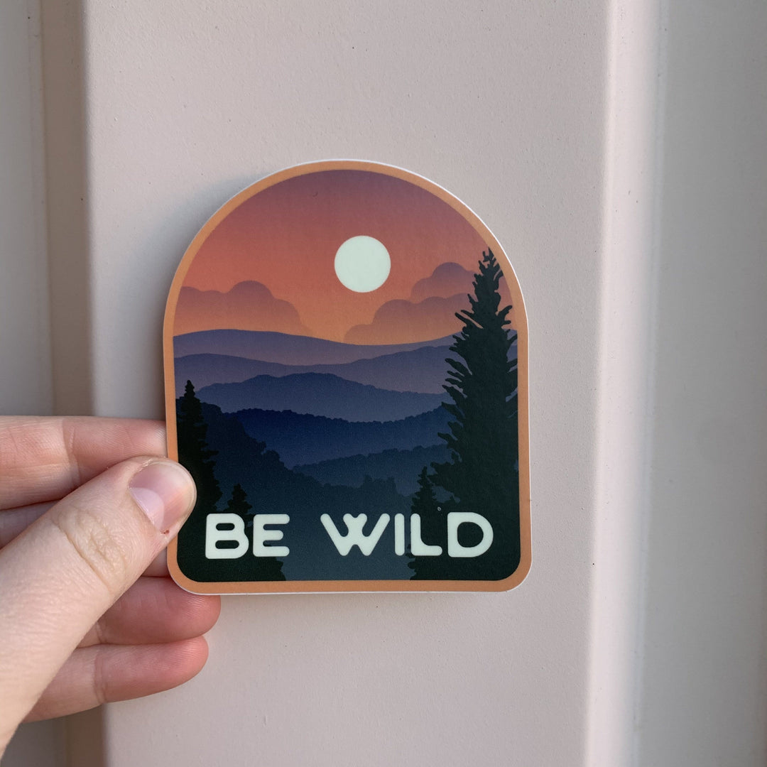 Stickers Northwest Sticker Be Wild Vista Sticker