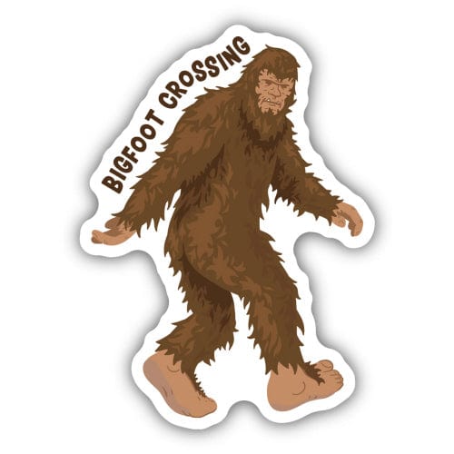 Stickers Northwest Sticker Bigfoot Crossing Sticker