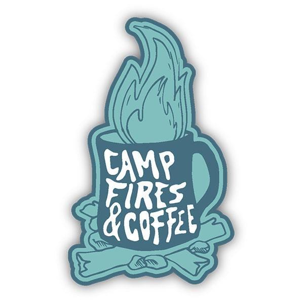 Stickers Northwest Sticker Camp Fires and Coffee Sticker