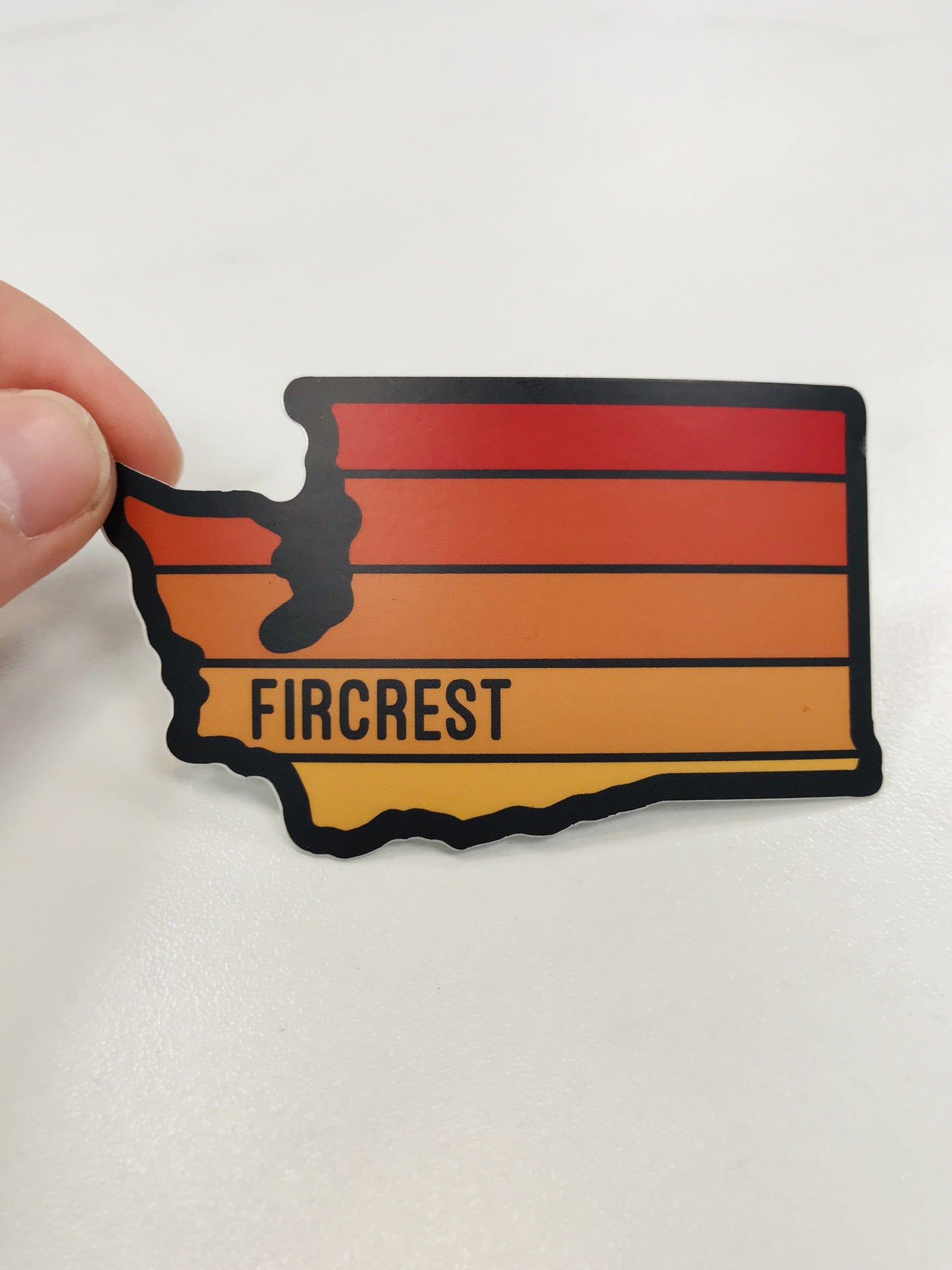 Stickers Northwest Sticker Fircrest WA Sunset Sticker