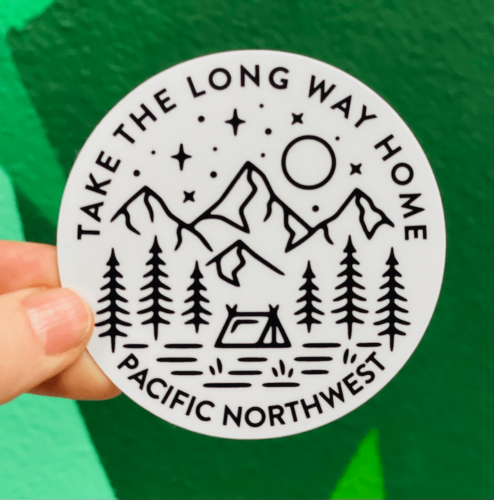 Stickers Northwest Sticker Long Way Home Sticker