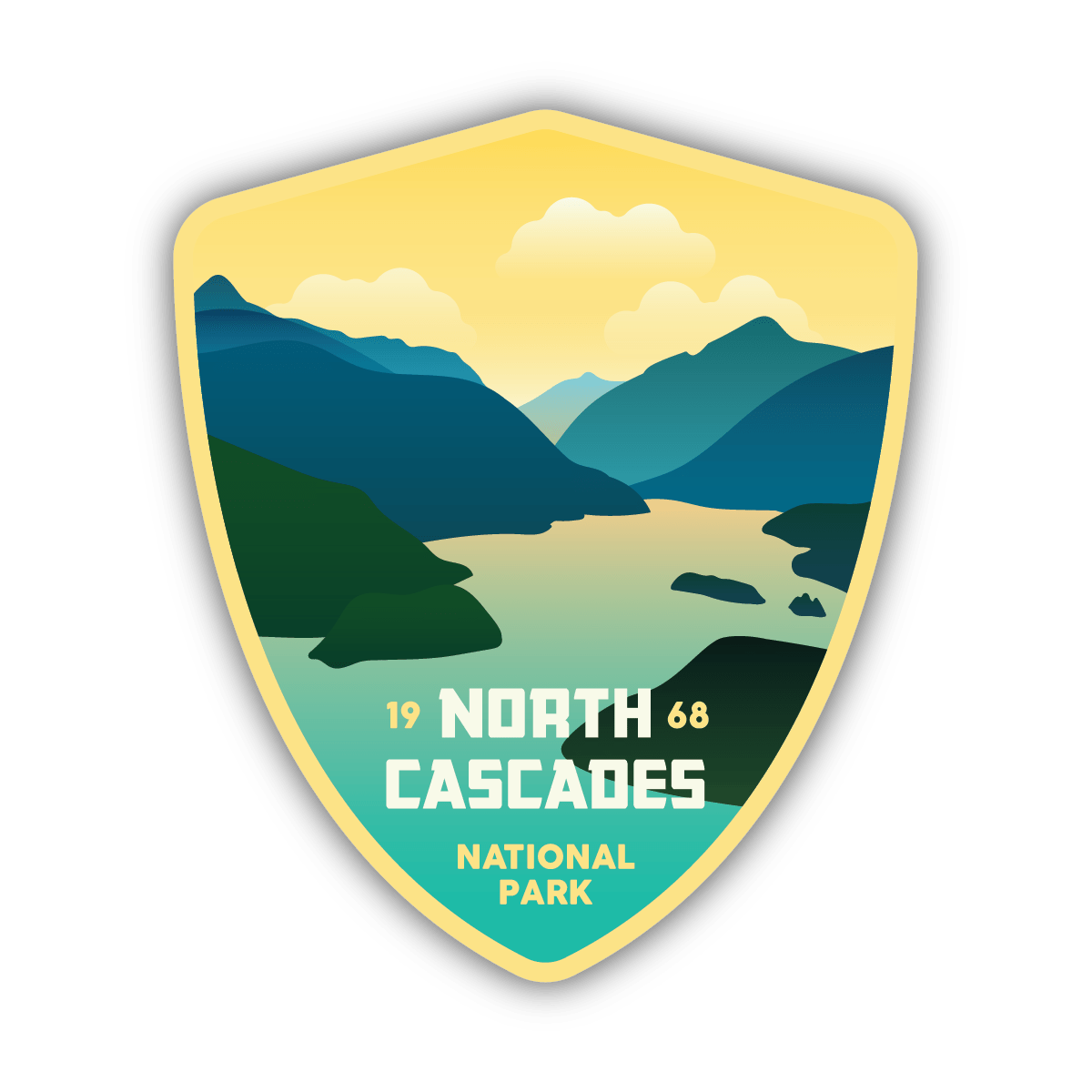 Stickers Northwest Sticker North Cascades National Park Sticker